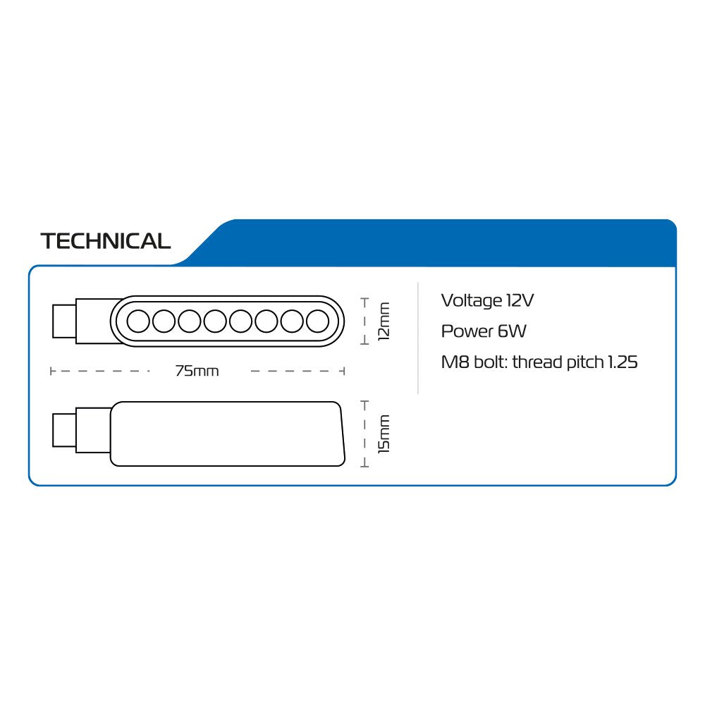 Oxford Nightfighter Sequential Indicators (Includes 2 Resistors)