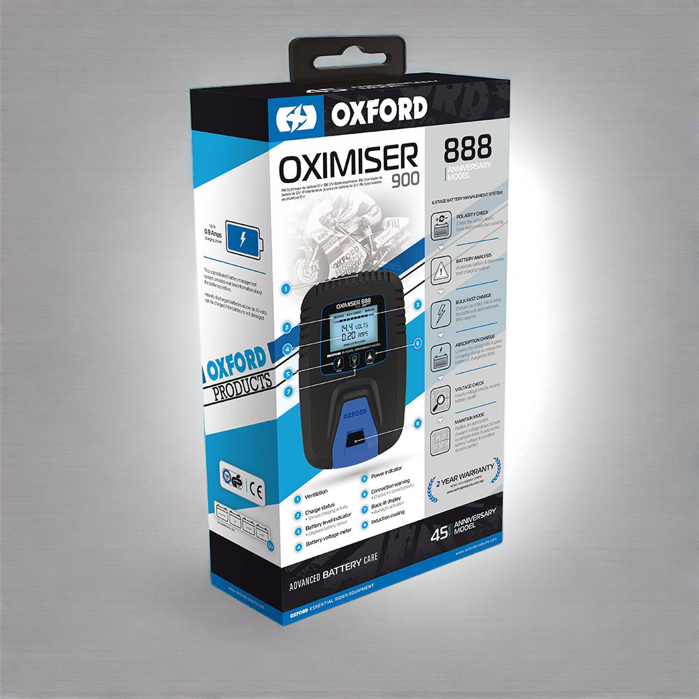 Oxford Oximiser 900 Battery Charger (Anniversary 888 Edition)