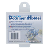 Oxford Plastic Insurance Slip Holder (Square)