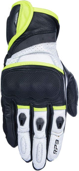 Oxford RP-3 2.0 Leather Gloves - Black, White, Fluo