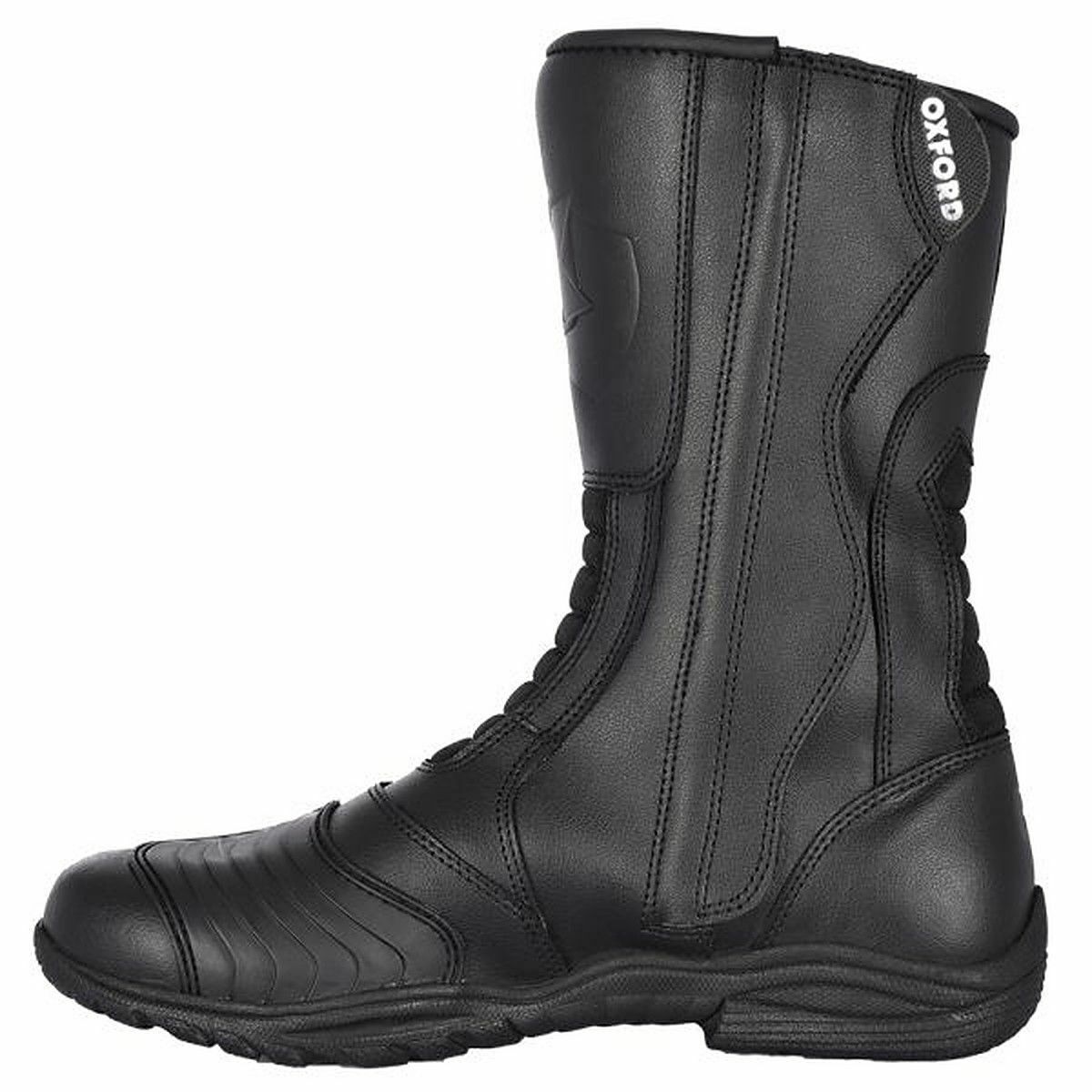 Oxford Tracker Waterproof Leather Boots - Black