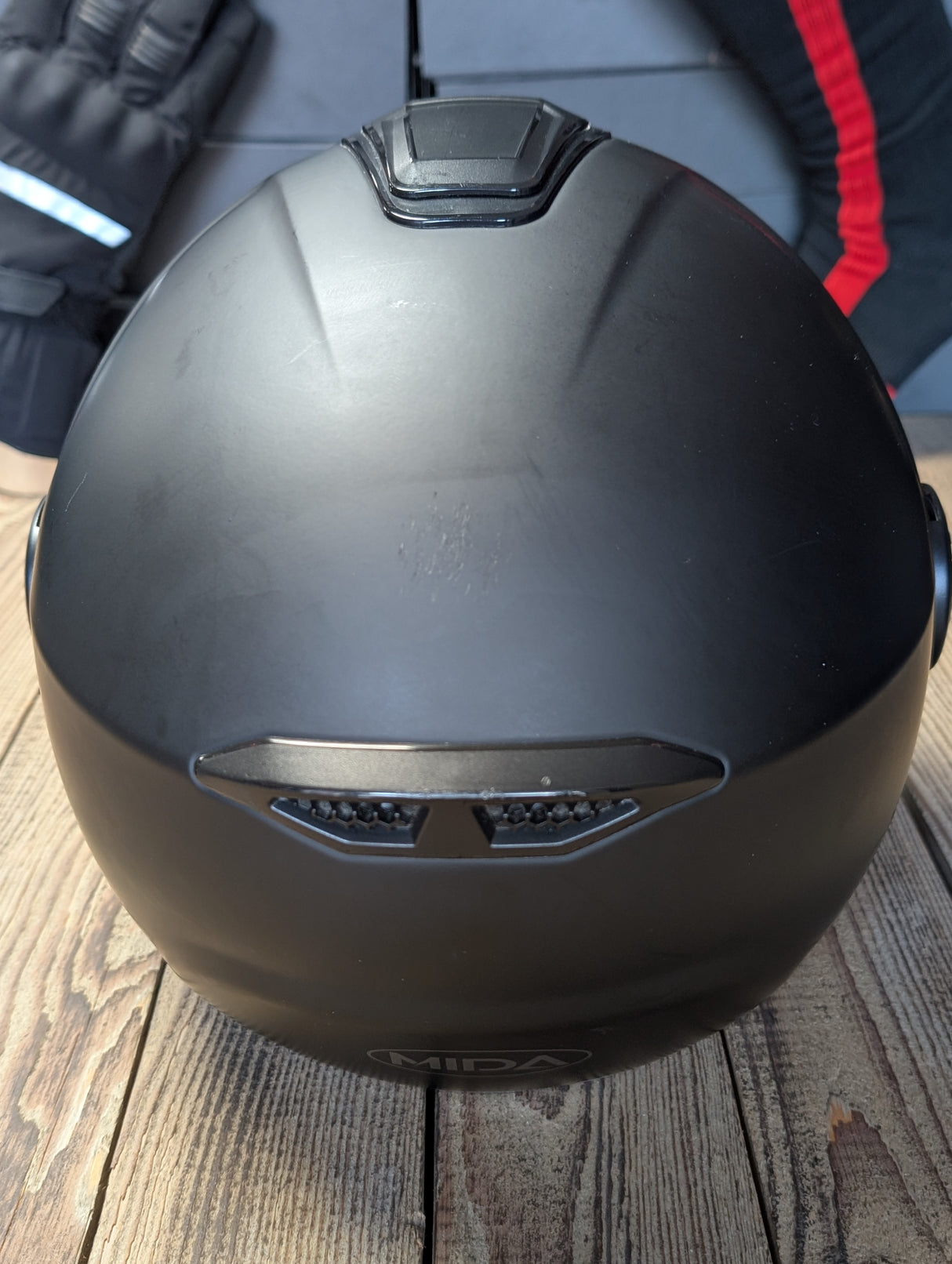 MIDA MV-6 Open Face Jet DVS Motorcycle Helmet Matt Black XL
