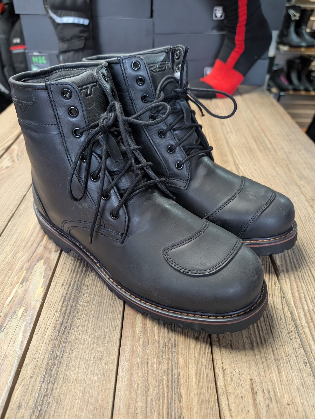 RST Roadster CE Waterproof Mens Boot Black 45 (Distressed)