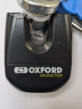 Oxford Monster Sold Secure 12mm Square Security Chain 1.5m & Padlock LK802