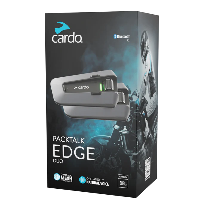 Cardo Packtalk Edge Universal Mesh 2.0 Bluetooth Intercom System