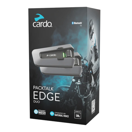 Cardo Packtalk Edge Universal Mesh 2.0 Bluetooth Intercom System