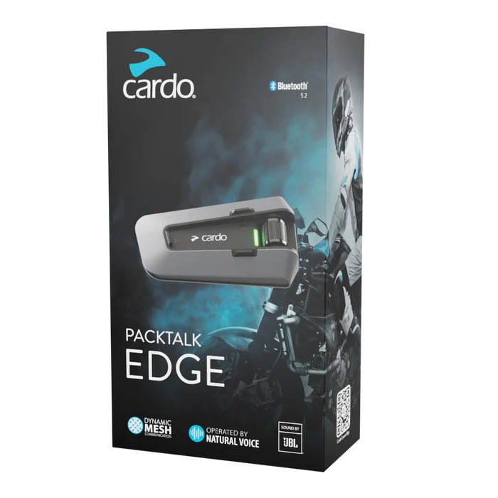 Cardo Packtalk Edge Universal Mesh 2.0 Bluetooth Intercom System