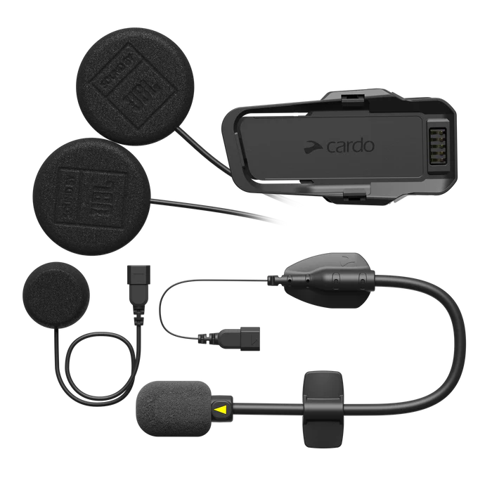 Cardo 2nd Helmet Intercom Kit for Packtalk Edge / Packtalk Pro Sound by JBL