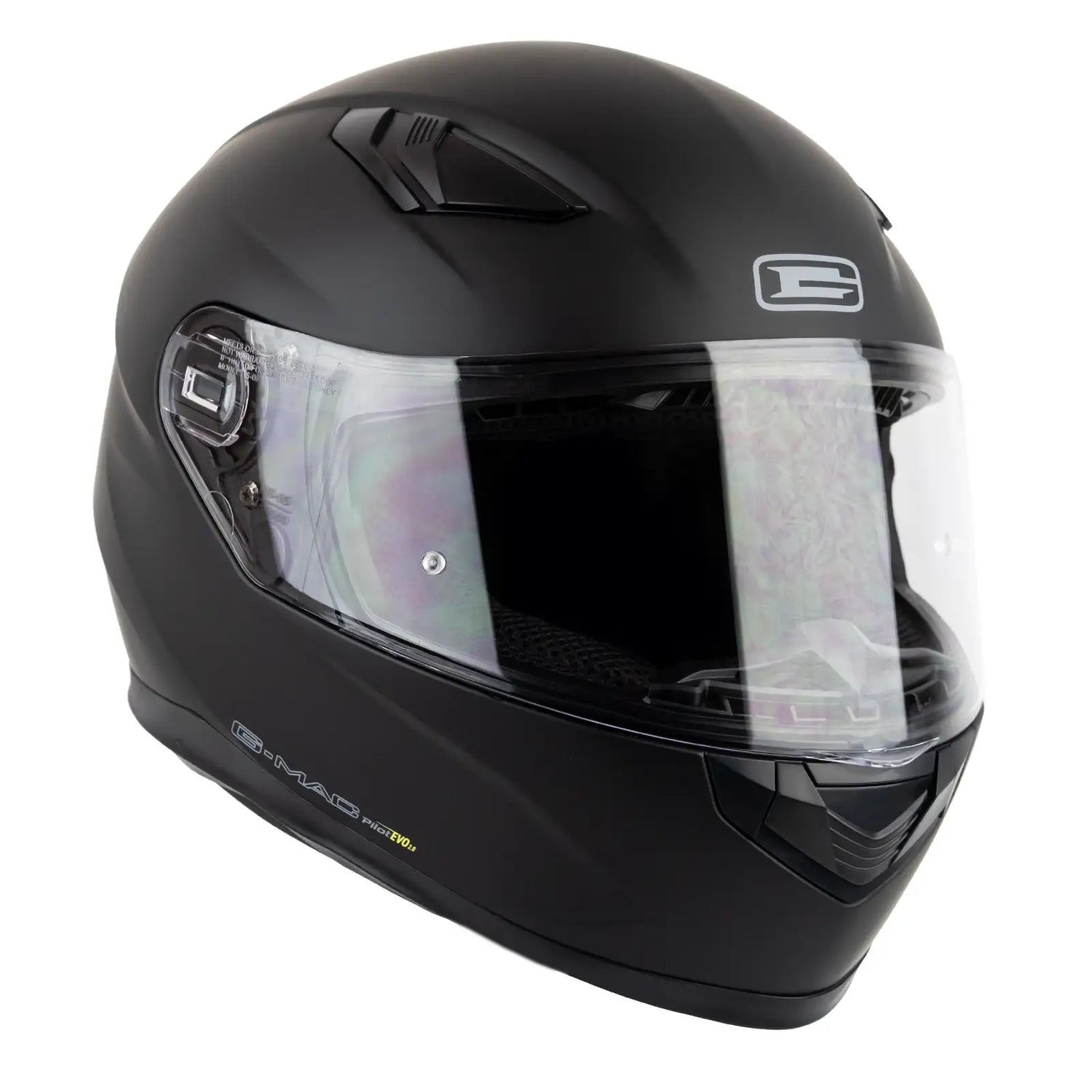 G-Mac Pilot Evo 2.0 Full Face Motorcycle Helmet – MSG Bike Gear