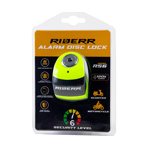 Riderr RS6 120dB Alarmed Disc Lock
