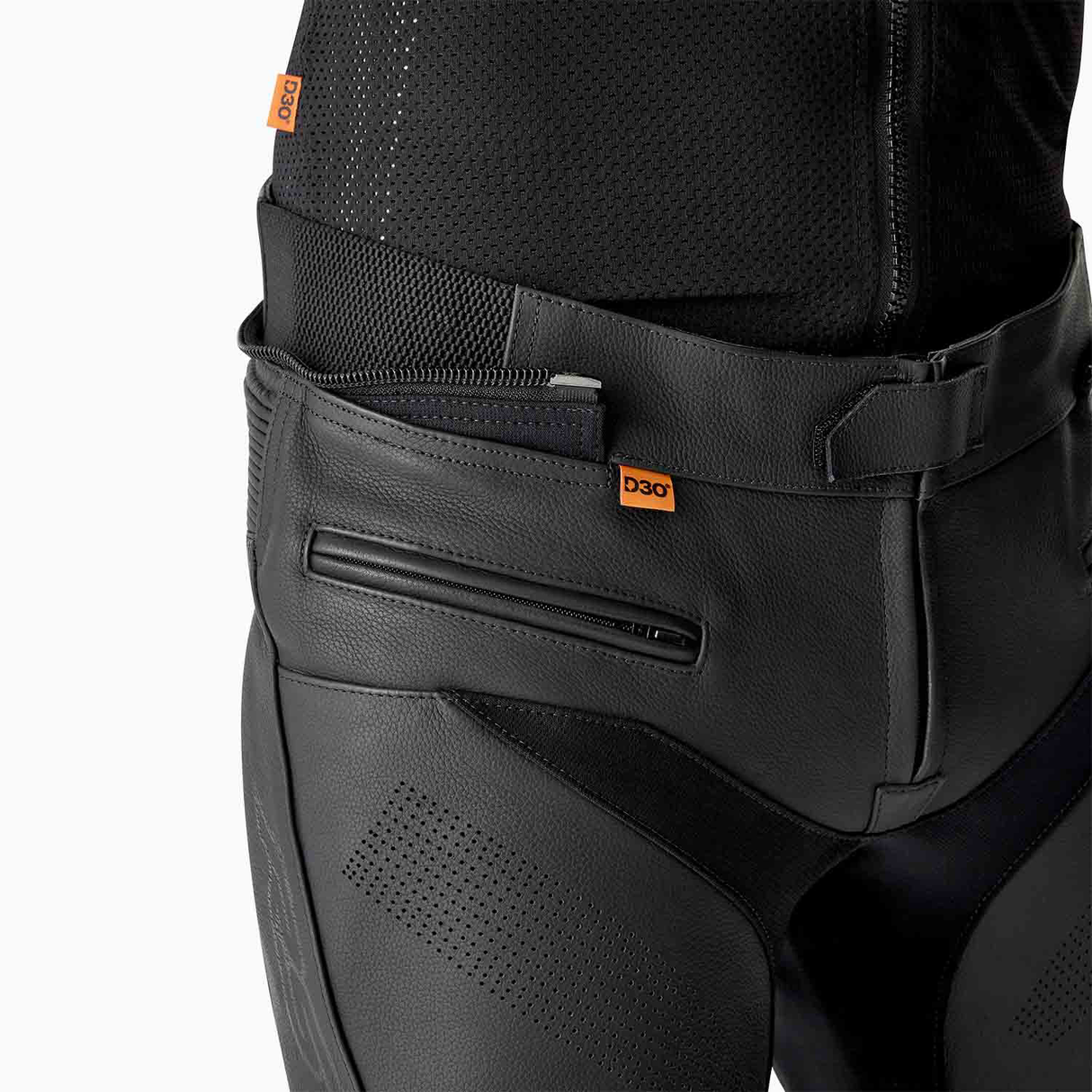 RST S1 D3O Leather Ladies Pants Trousers