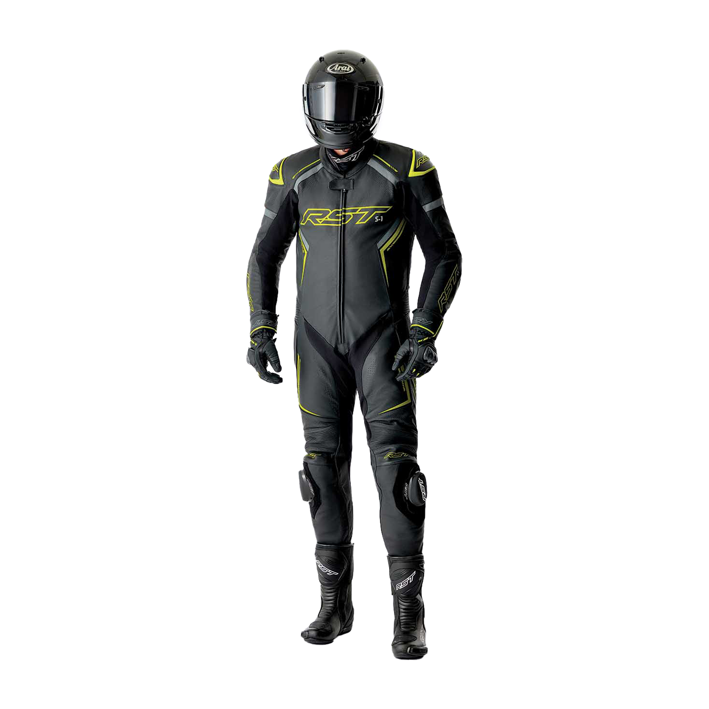 RST S1 D3O 1 Piece Leather Race Suit
