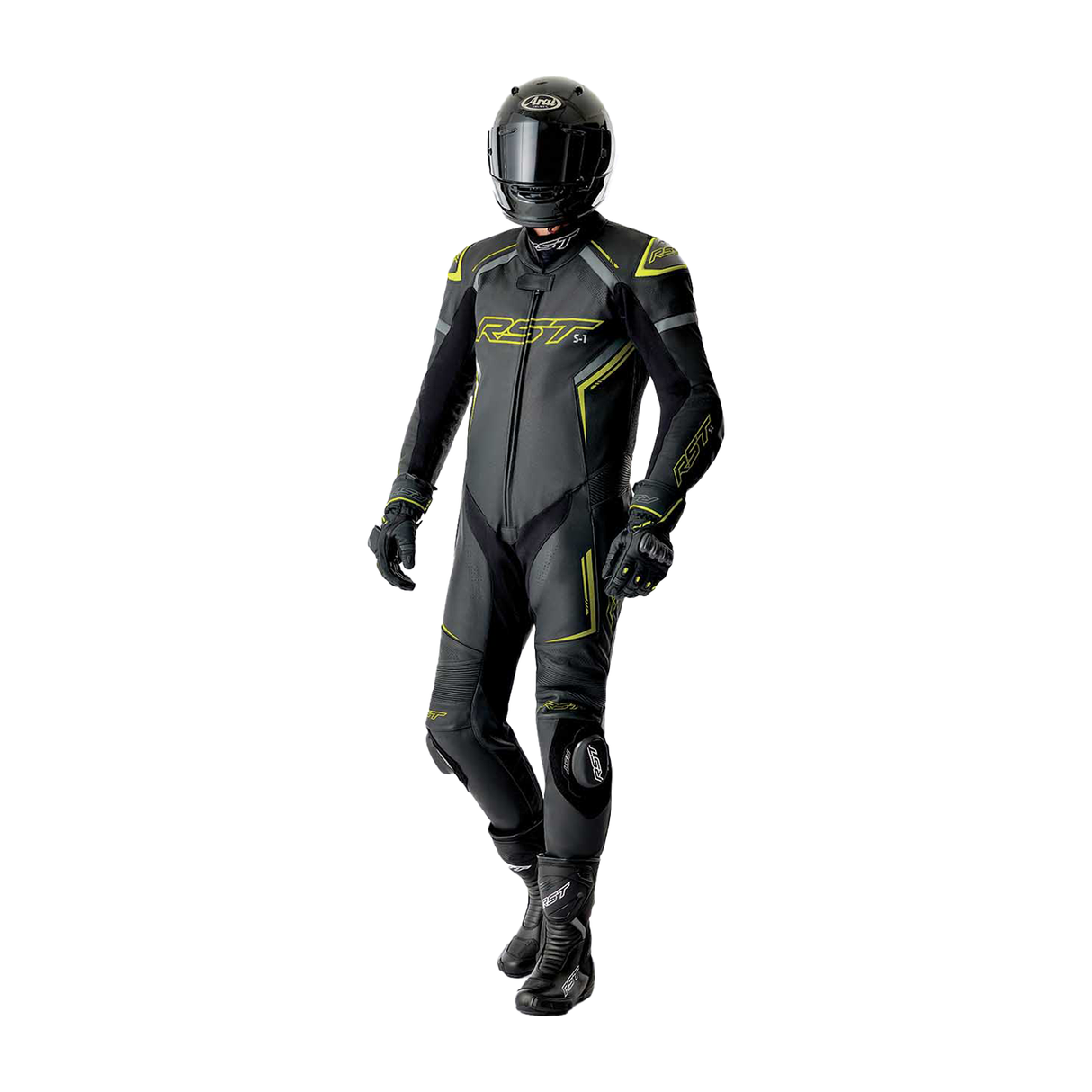 RST S1 D3O 1 Piece Leather Race Suit