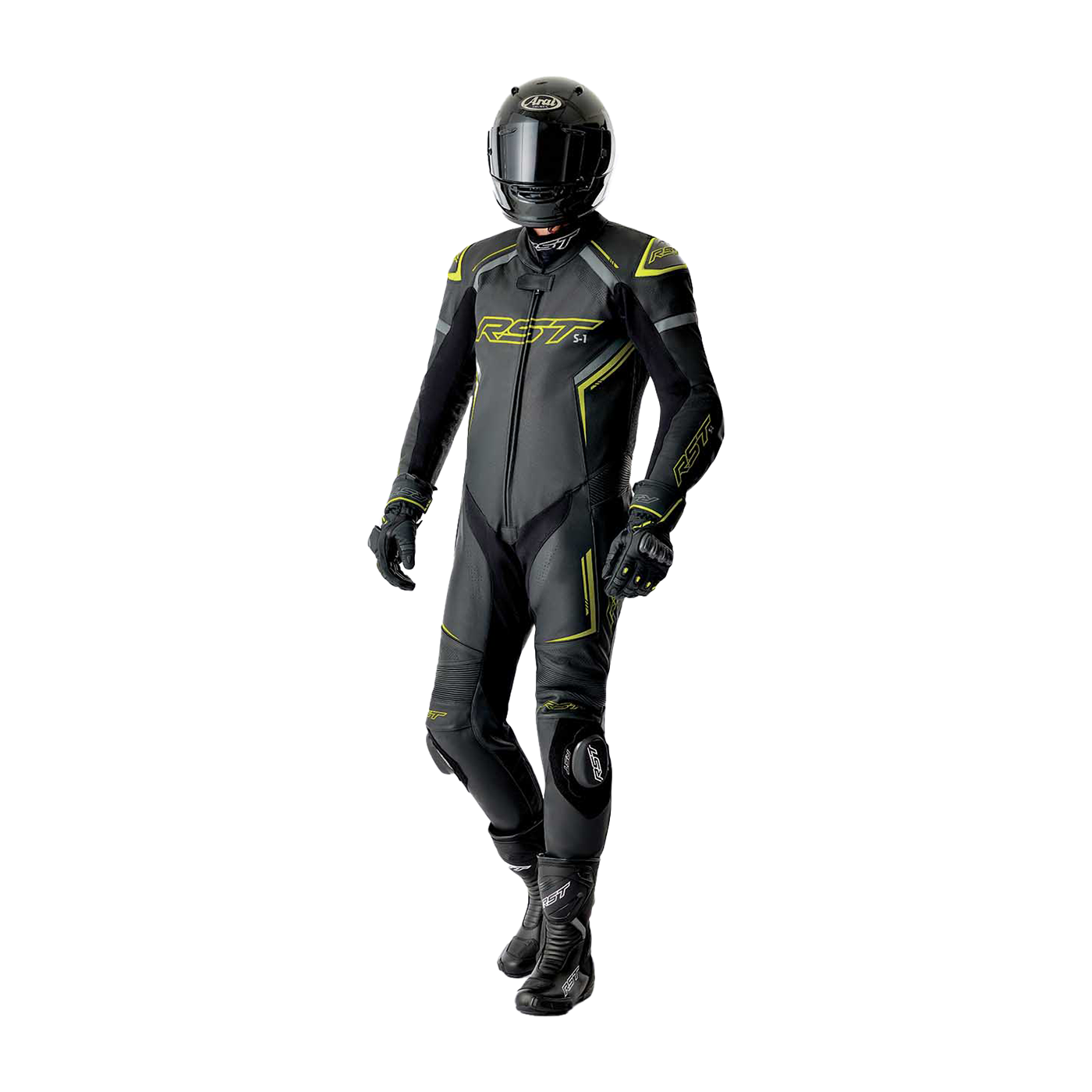 RST S1 D3O 1 Piece Leather Race Suit
