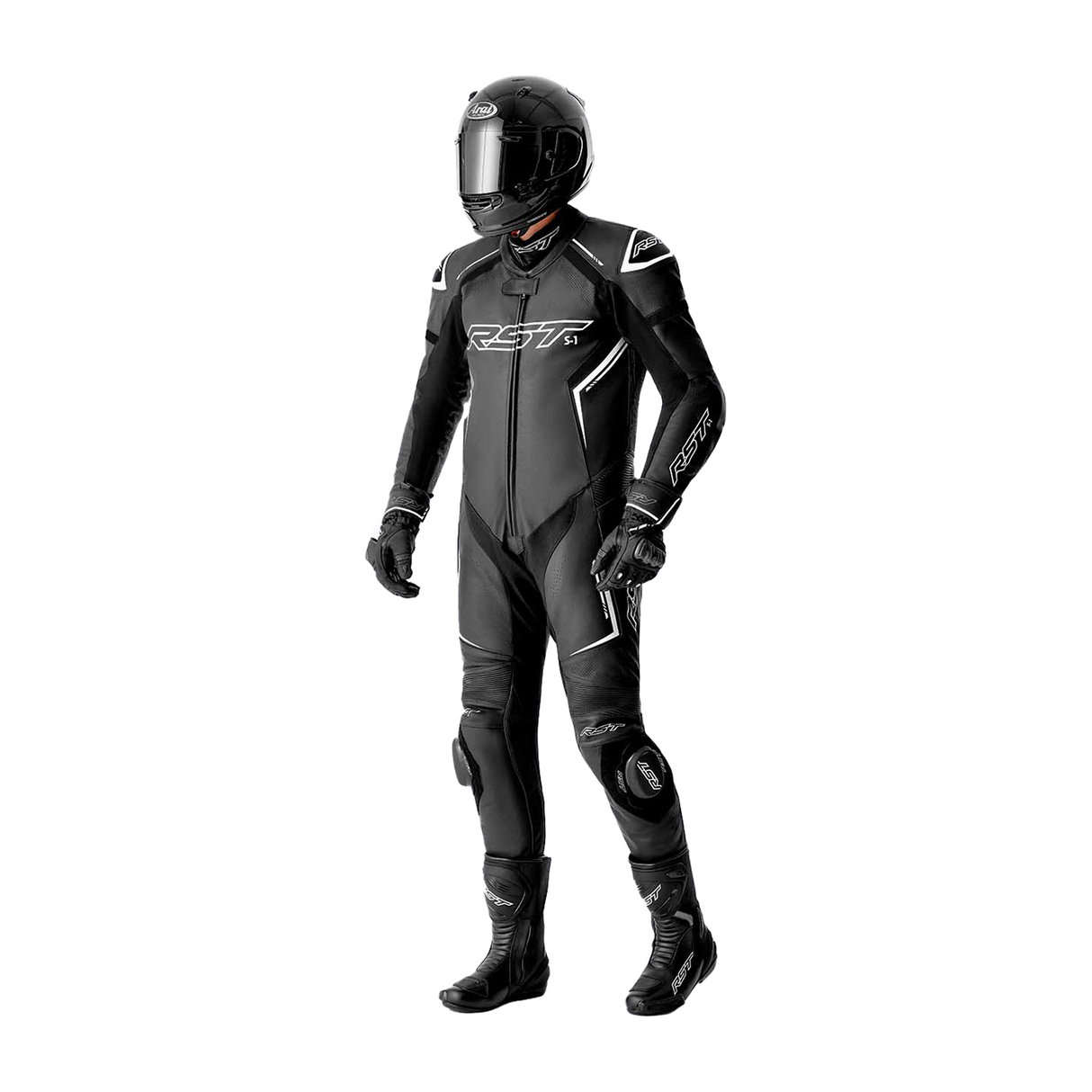 RST S1 D3O 1 Piece Leather Race Suit