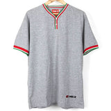 Sidi Official Casuals Regal Button Collar 100% Cotton Motorcycle T-shirt - Grey