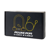 Riderr Double Locking U Lock + Cable