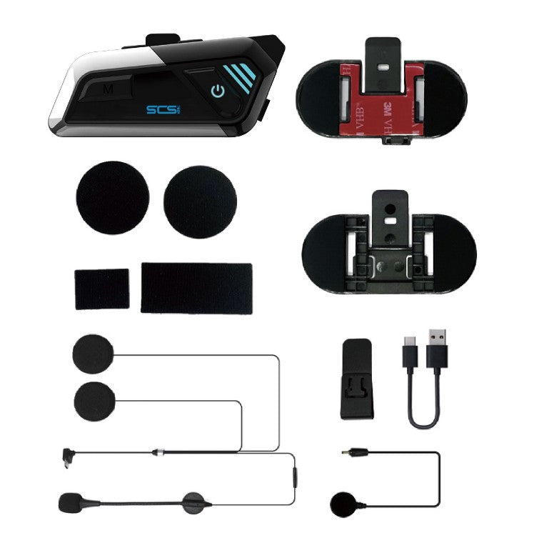 SCS S9XM Bluetooth Helmet Intercom System