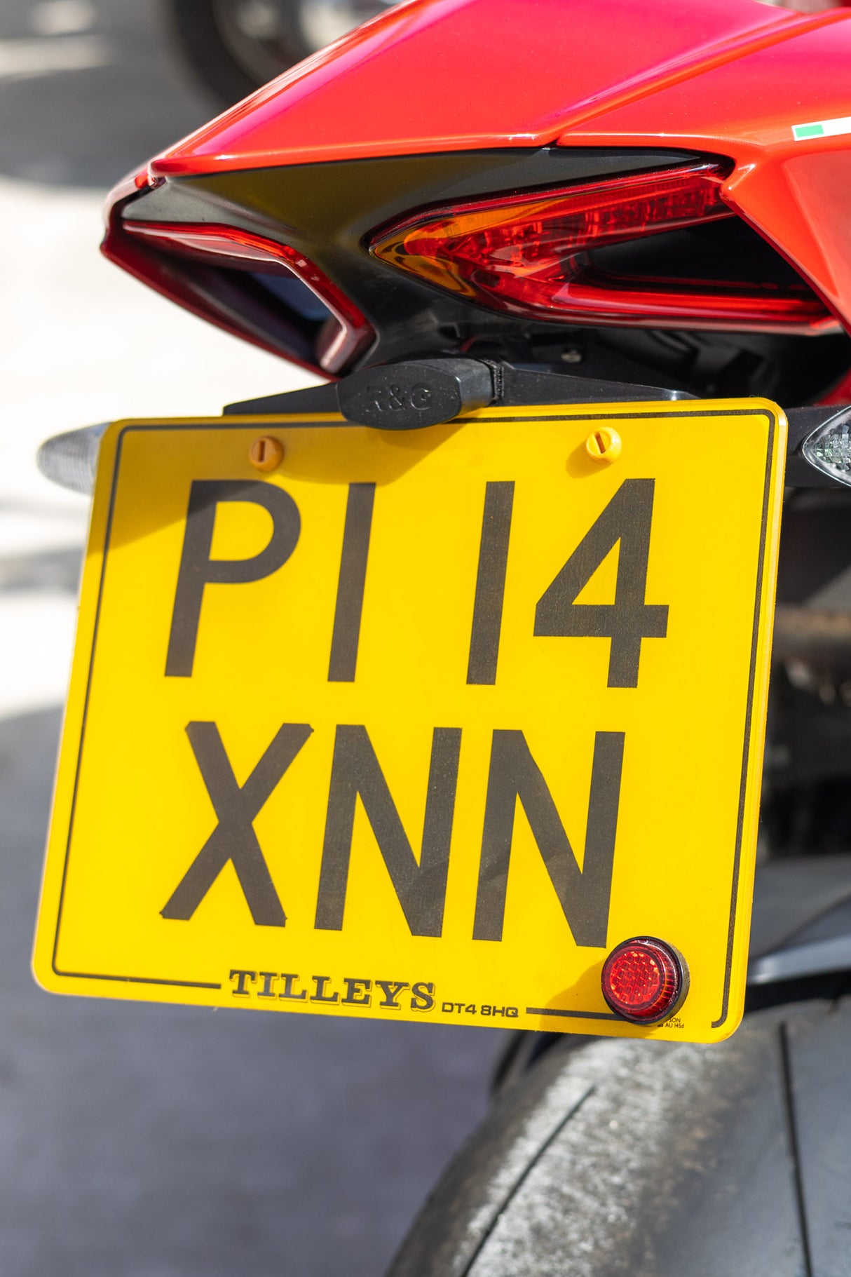 Riderrr 2x20mm Self Adhesive Red Reflectors