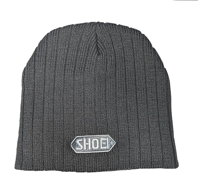 Official Shoei Helmets Beanie Hat in Grey or Black