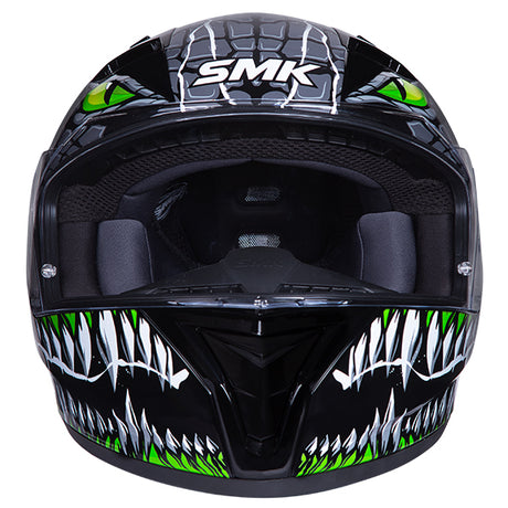 SMK Stellar Full Face Motorcycle Helmet + Free Dark Visor