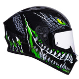 SMK Stellar Full Face Motorcycle Helmet + Free Dark Visor