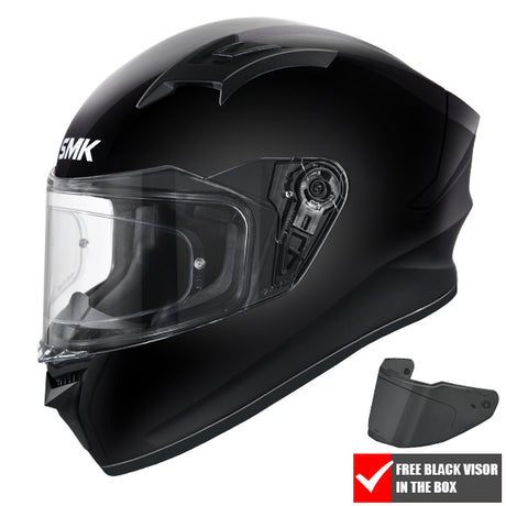 SMK Stellar Full Face Motorcycle Helmet + Free Dark Visor