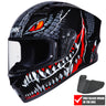 SMK Stellar Full Face Motorcycle Helmet + Free Dark Visor