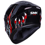 SMK Stellar Full Face Motorcycle Helmet + Free Dark Visor