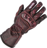 Spada Swain Manx CE Leather Ladies Gloves - Black, Red