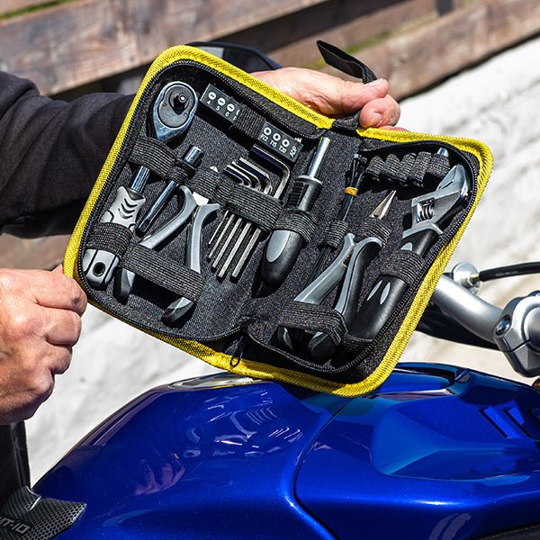 Riderr Compact 27 Piece under Seat Premium Tool Kit Pro