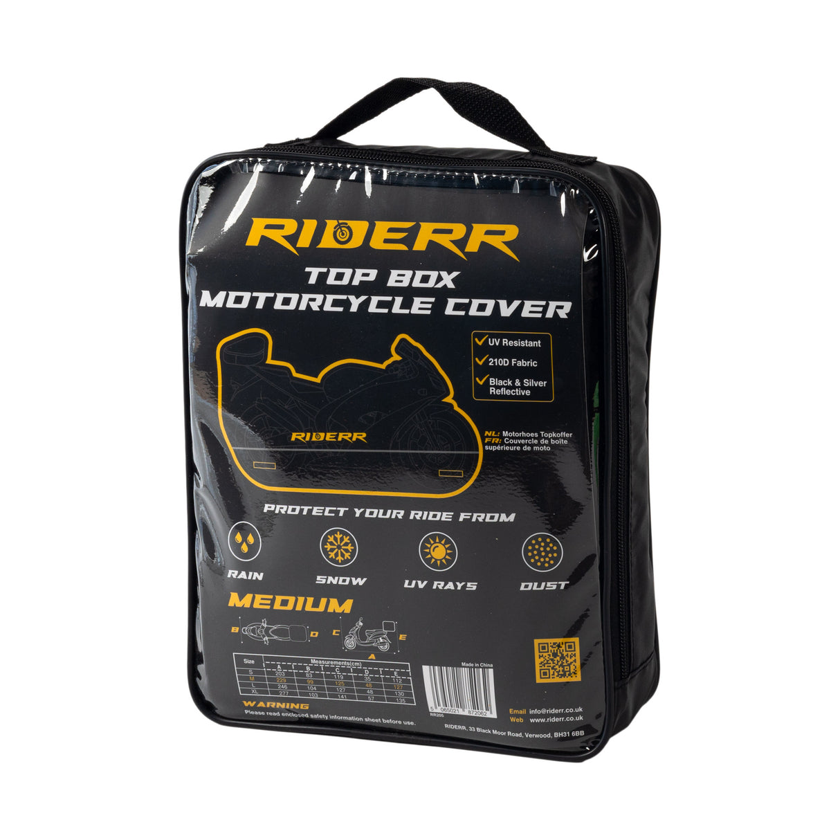 Riderr Waterproof Motorcycle & Top Box Cover