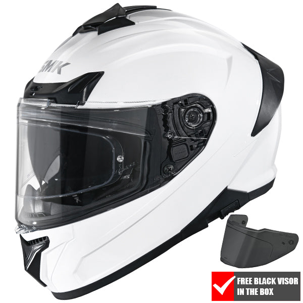 SMK Typhoon Full Face Helmet + Free Dark Visor