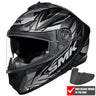 SMK Typhoon Full Face Helmet + Free Dark Visor