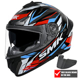 SMK Typhoon Full Face Helmet + Free Dark Visor