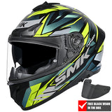 SMK Typhoon Full Face Helmet + Free Dark Visor