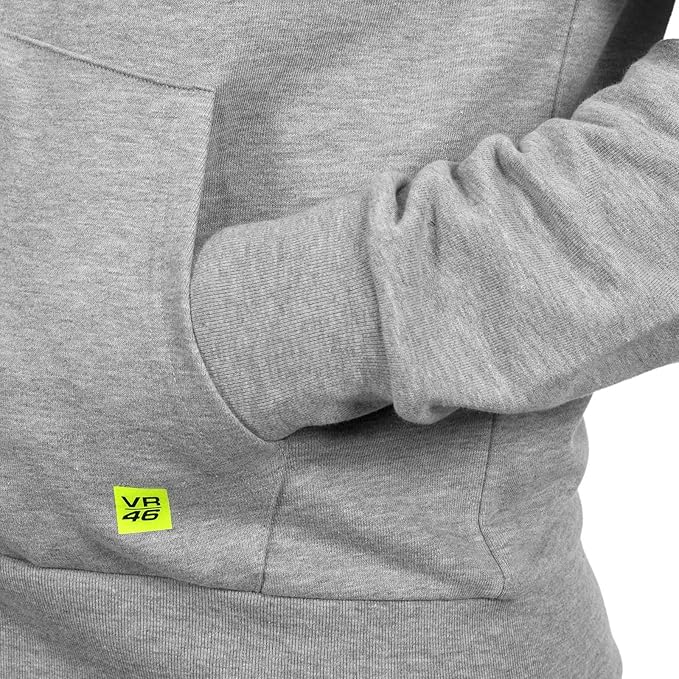 Official VR46 Rossi Core Collection Hoody - Grey