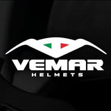 Vemar Sharki Cutter Helmet - Matt Grey/Flu Red Large