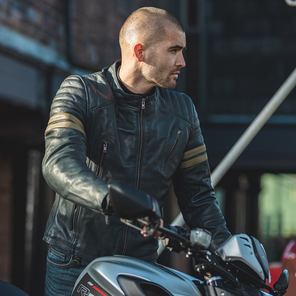 ジャケット・アウター Leather Motorcycle Jacket Vintage Spada Wyatt Classic Vintage CE AAA Leather Jacket – MSG Bike Gear
