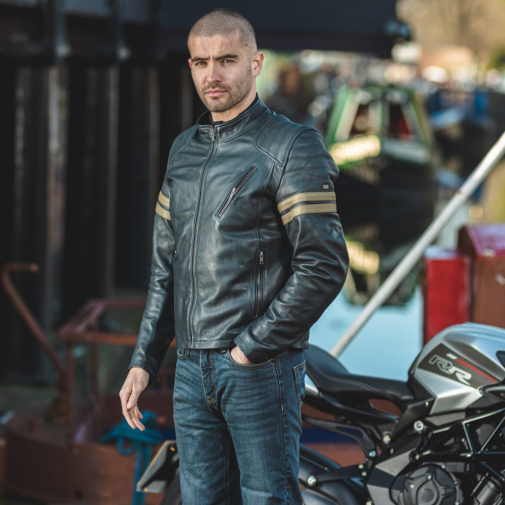 Spada Wyatt Classic Vintage CE AAA Leather Jacket – MSG Bike Gear
