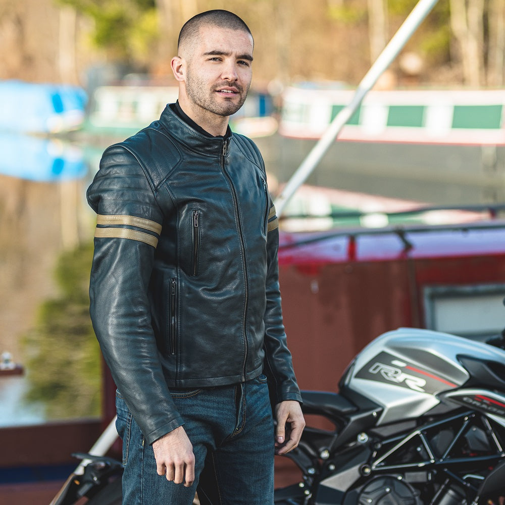 Spada Wyatt Classic Vintage CE AAA Leather Jacket – MSG Bike Gear