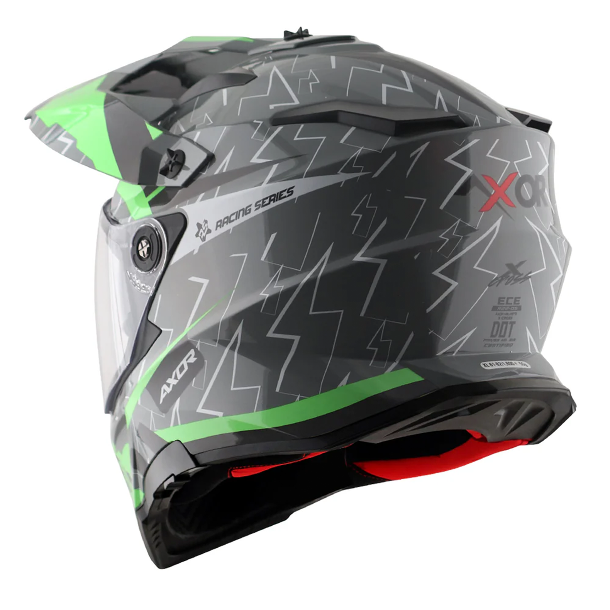 Axor X-Cross Adventure Dual Sport Helmet + FREE Dark Visor & Pinlock Insert