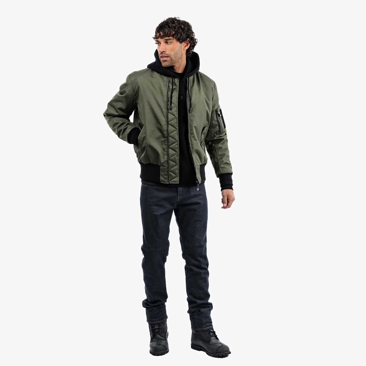 Spada Airforce MA1 CE Waterproof Bomber Jacket