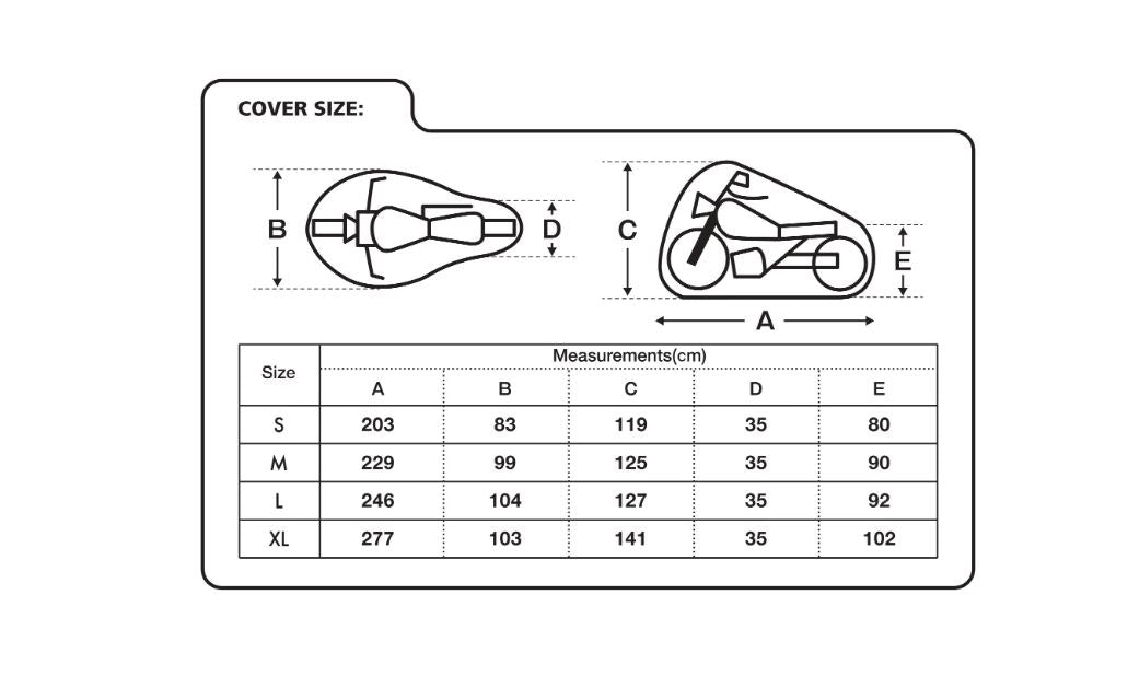 Oxford Aquatex Waterproof Motorcycle Cover