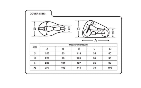 Oxford Aquatex Waterproof Motorcycle Cover