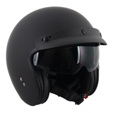 MIDA MV-7 Open Face Motorcycle Helmet with Peak