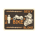 Oxford Metal Workshop Shed Garage Sign - The Perfect Gift for a Biker