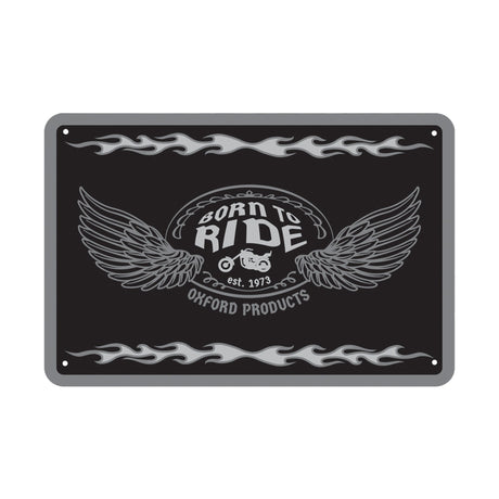 Oxford Metal Workshop Shed Garage Sign - The Perfect Gift for a Biker