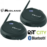 Midland BT City Comms Twin Pack (Pre-Paired) Bluetooth Intercom System - SPECIAL SALE