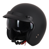 MIDA MV-7 Open Face Motorcycle Helmet with Peak